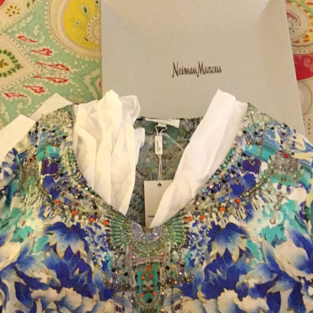 Camilla embellished Tunic Blouse